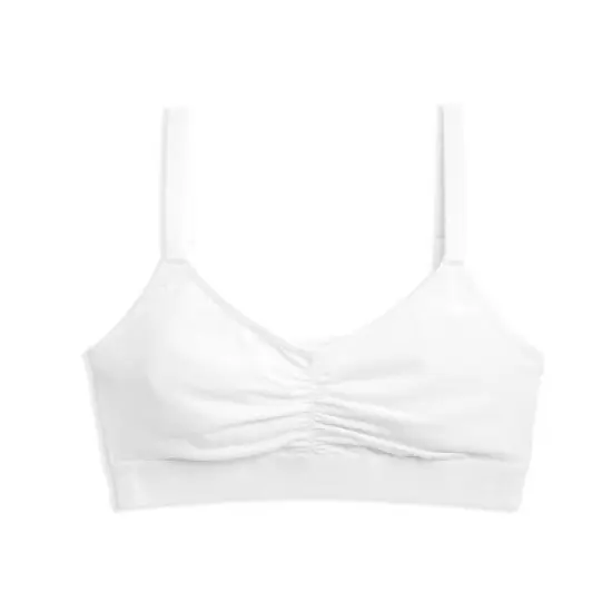 TomboyX V-Neck Bralette, Cotton Adjustable Straps image {8}