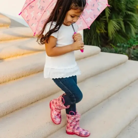 Wildkin Kids Waterproof Pull On Rain Boots image {1}