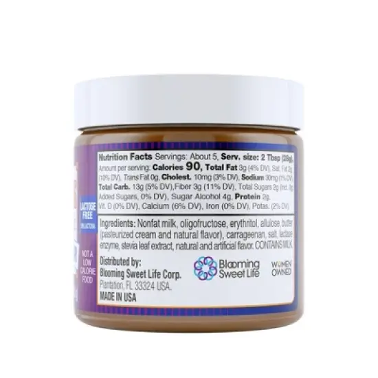 DairySky Dulce de Leche - No Added Sugar | Milk-Based Caramel Spread | 5.3 oz (150g) | 12 Pack image {7}