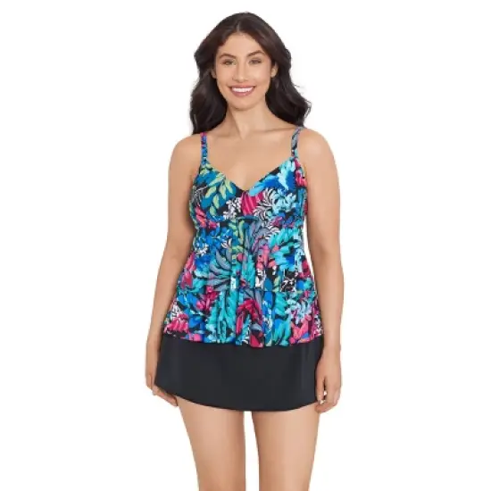 Women's Trimshaper Rylee Tankini Swimsuit image {3}