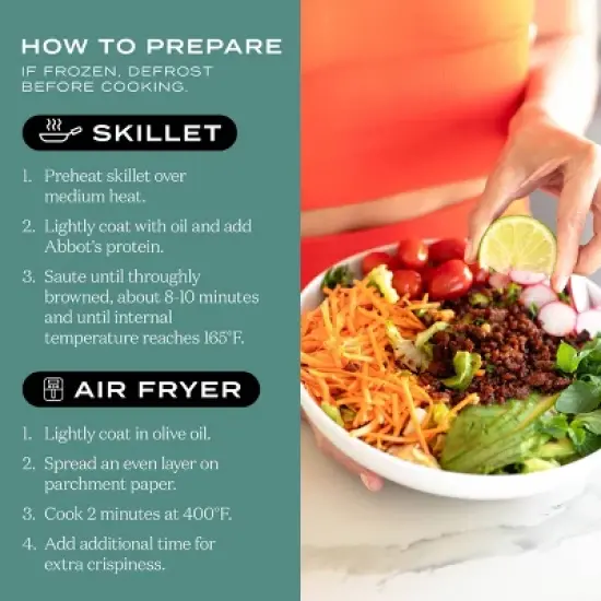 Abbot's Plant Based Vegan Ground Beef - 10oz image {5}