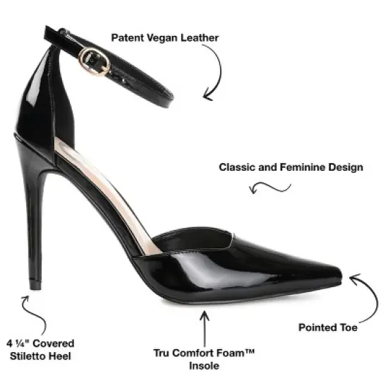 Journee Collection Womens Miriem Tru Comfort Foam Pointed Toe High Stiletto Pumps image {7}