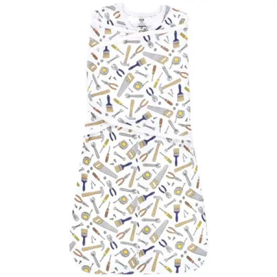 Hudson Baby Infant Boy Convertible Swaddle Sleep Sack, Construction Work image {4}