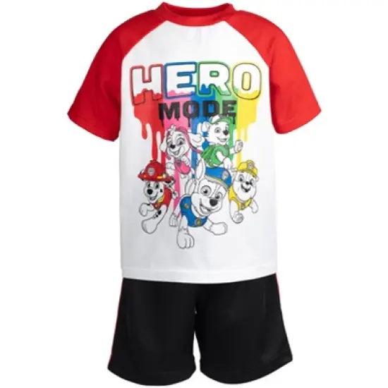 Paw Patrol Chase Rubble Everest Skye Marshall T-Shirt Mesh Shorts  image {3}