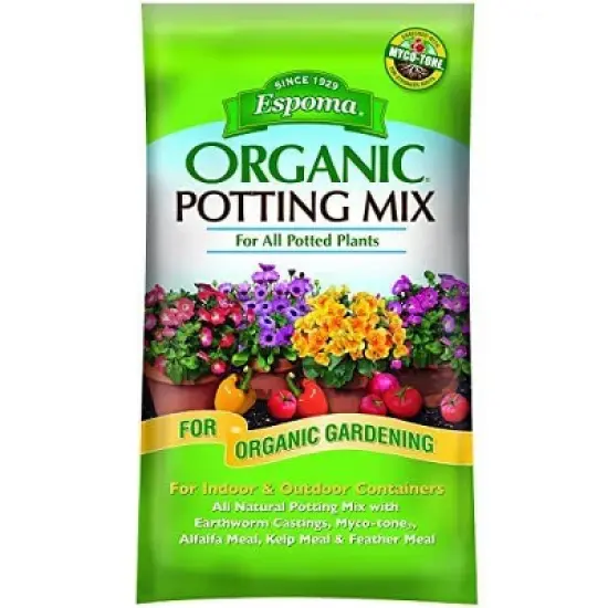Espoma Organic Potting Soil Mix - All Natural Potting Mix For All Indoor & Outdoor image {6}