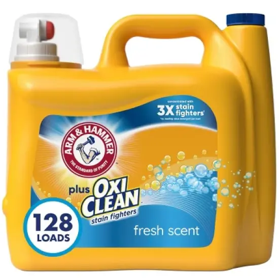 Arm & Hammer Plus OxiClean Fresh Scent Liquid Laundry Detergent image {7}