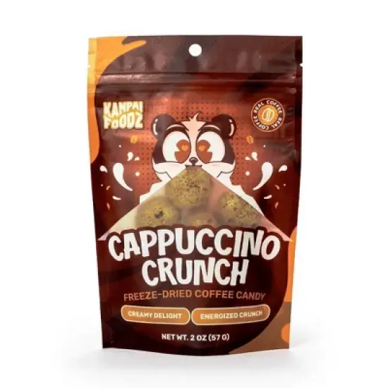 Kanpai Foodz Freeze Dried Candy - Cappuccino Crunch - 2oz image {6}