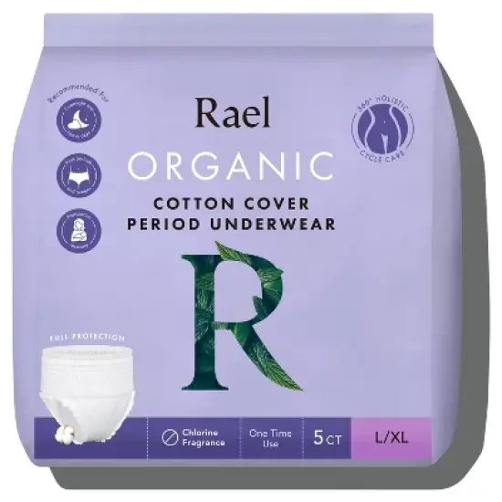 Rael Organic Disposable Period Underwear - L/XL - 5ct image {11}