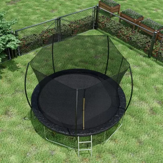 UNISOAR 12/14 Ft Trampoline (Double-side color pad) image {3}
