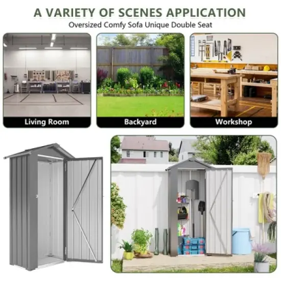 MOEPISY Campcraft High quality galvanized iron Storage sheds image {4}