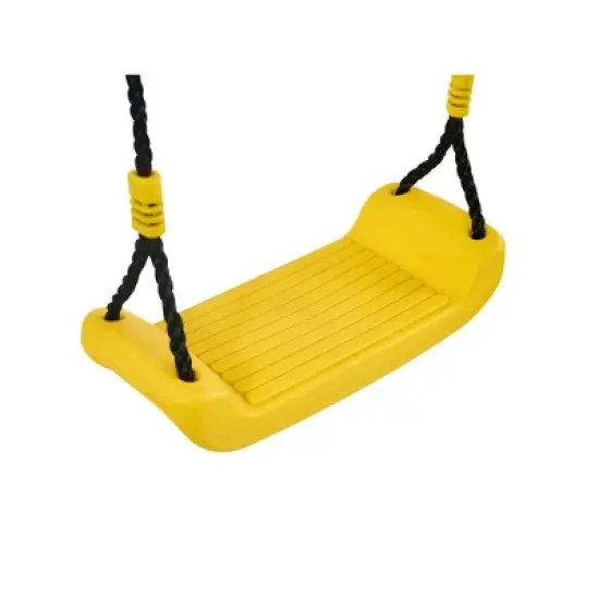 rinbow colour interesting three swingset with Textilene swing and Tree Swing Disc metal plastic safe swing seat 550lbs for outdoor playground image {3}