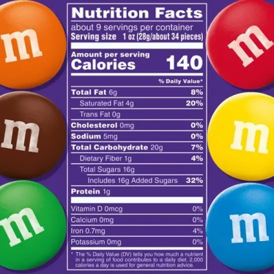 M&M's Dark Chocolate Sharing Size Chocolate Candies Pouch - 9.4oz image {8}
