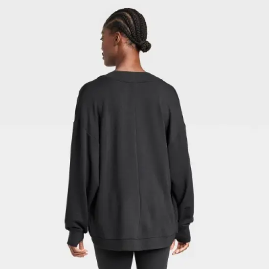 Women's French Terry Cardigan - All in Motion&trade; image {1}