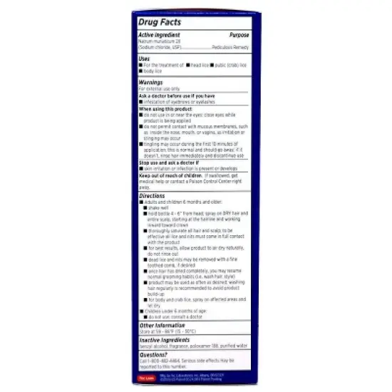 Licefreee! Spray Instant Head Lice Treatment - 6 Fl Oz image {1}