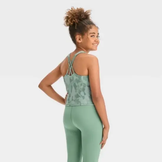 Girls' Cropped Tank Top - All in Motion&trade; image {1}