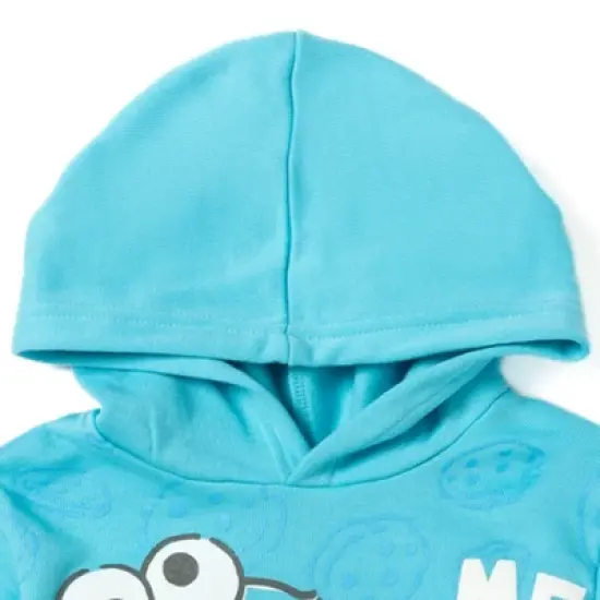 Sesame Street Elmo Cookie Monster Fleece Pullover Hoodie and Pants Outfit Set Toddler image {6}