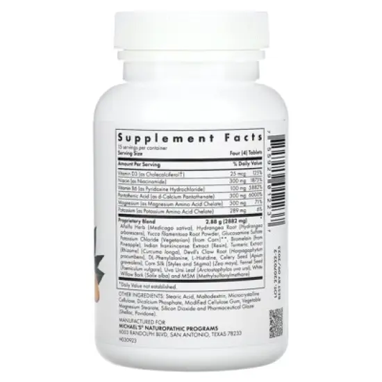 Michael's Health Joint Mobility Factors, 60 Vegetarian Tablets image {1}