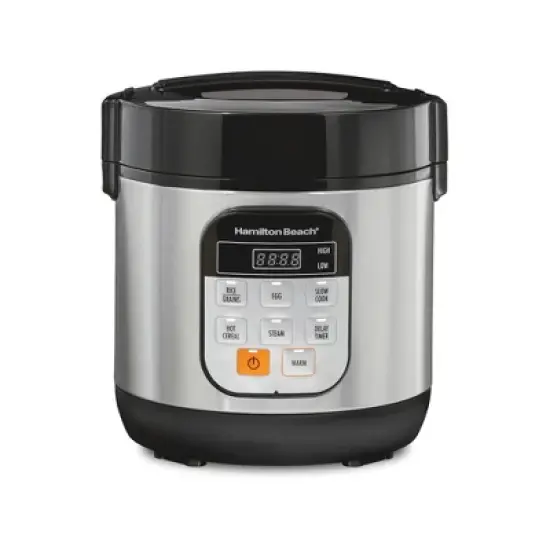 Hamilton Beach 1.5qt  Digital Rice Cooker - Silver image {7}