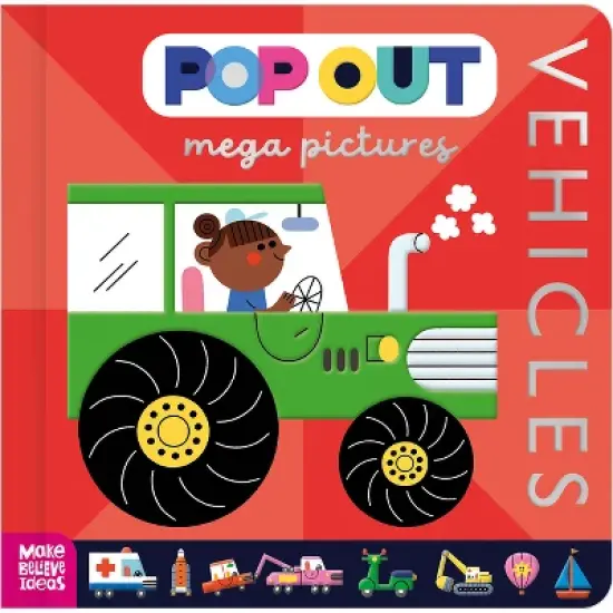 Pop Out Mega Pictures Vehicles - by Sarah Creese (Board Book) image {2}