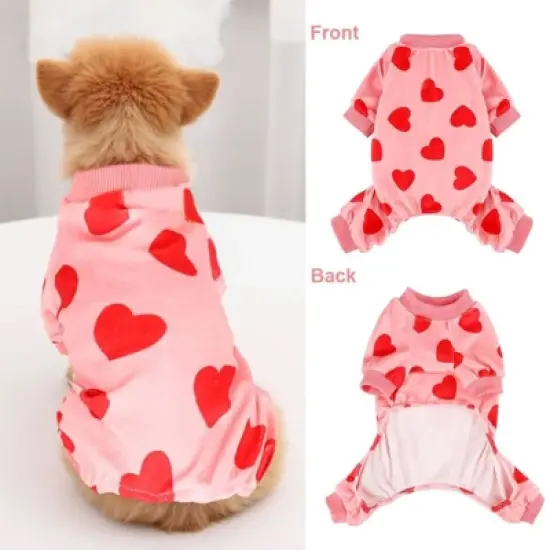 Paaaawaters Dog Fuzzy Velvet, Small Winter Clothes for Dogs Boy Girl, Pet Jumpsuit image {3}
