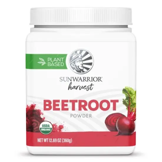 Harvest Beet Root Powder, Sunwarrior, 360gm (90 servings) image {7}