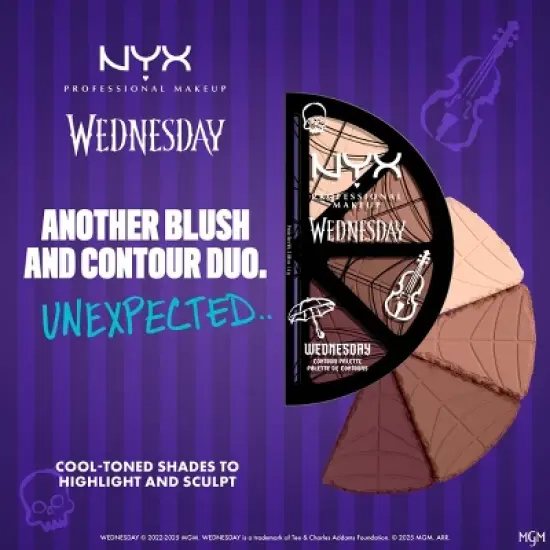 NYX Professional Makeup Wednesday Stained Glass Contour Palette - 2.88oz image {3}