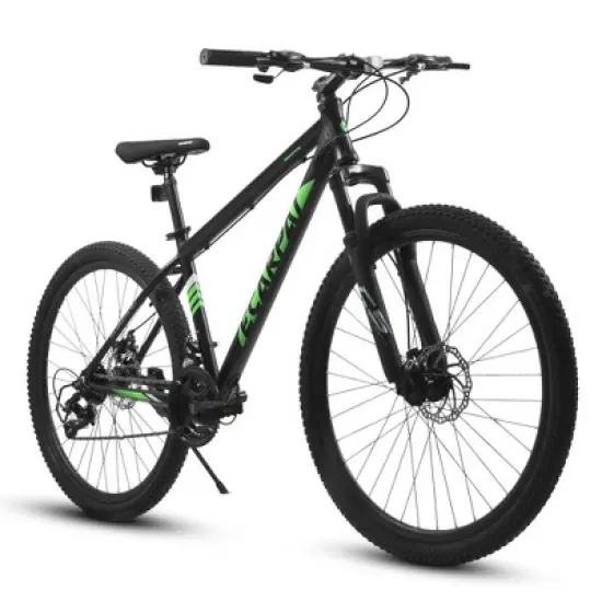 DSVIMOY Bicycles, 27 Inch Mountain Bike for Men and Women, 21 Speed Mountain Bike, Black, 70.8"*27.6"*40.5" image {5}