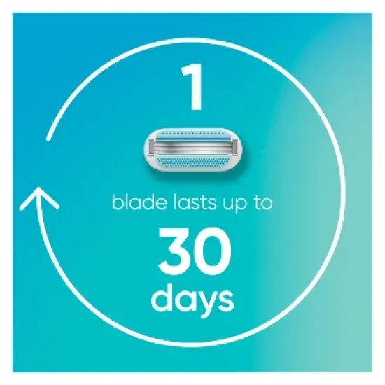 Venus Smooth Value Pack Razor - Handle + 6 Blade Refills image {4}