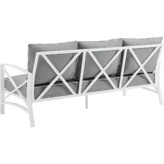HomeStock Kaplan Outdoor Metal Sofa image {5}