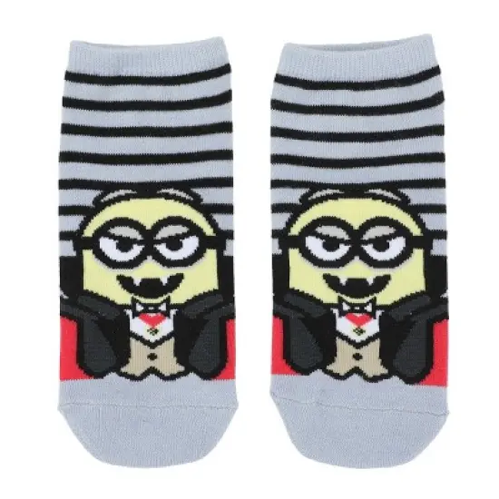 Despicable Me Minions Classic Monsters Costumes Women's 5-Pair Ankle Socks image {1}