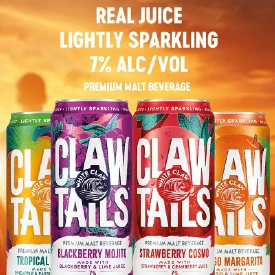 White Claw Hard Seltzer Clawtails Variety Flavored Alcoholic Beverages - 12pk/12 fl oz Cans image {3}