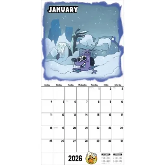 TF Publishing 13.5"x14.5" 2026 THIS IS FINE Wall Calendar image {5}