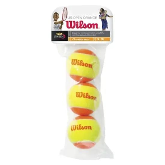 Wilson Starter Tennis Balls Orange - 3pk image {3}