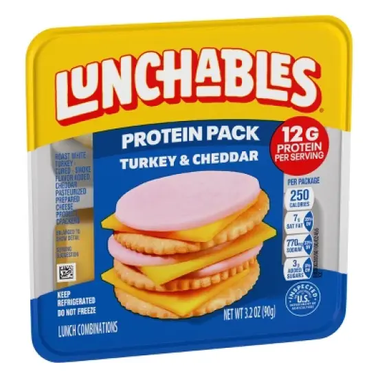 Lunchables Turkey & Cheddar Cheese with Crackers - 3.2oz image {8}