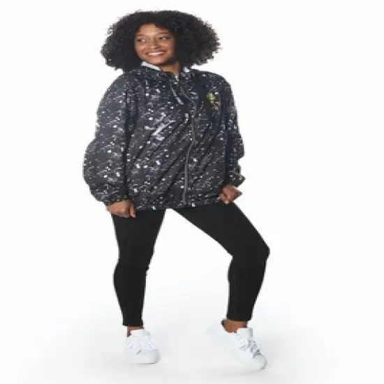Members Only Women's Looney Tunes Full Zip Windbreaker Jacket image {4}