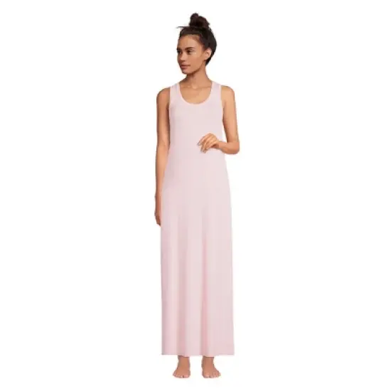 Lands' End Women's Sleeveless Cooling Long Nightgown image {4}
