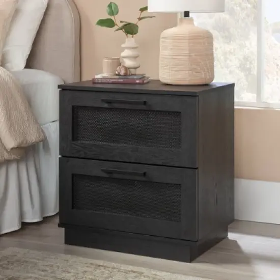 Sauder Tiffin Line Nightstand&nbsp;Raven Oak image {3}