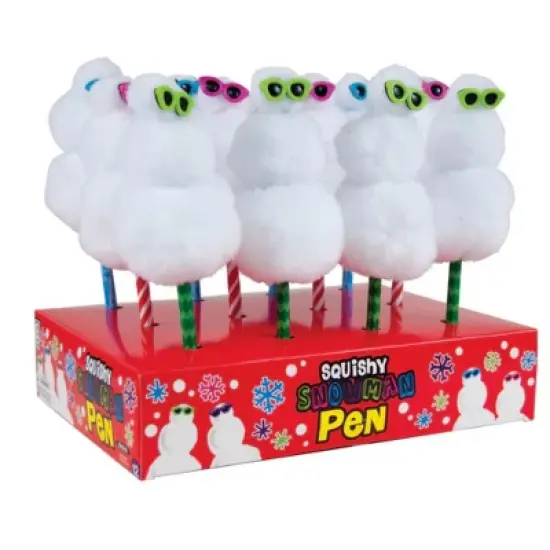 Squishy Snowman Pens (3 Pack) - Fun Holiday Writing image {1}