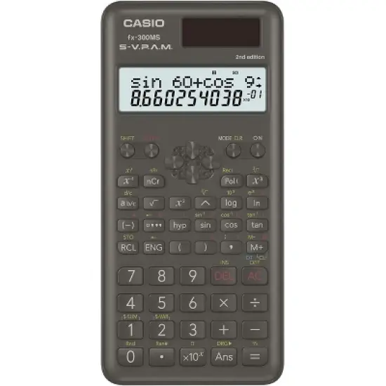 Casio fx-300MSPLUS2 2nd Edition, Standard Scientific Calculator image {2}
