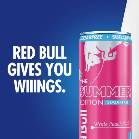 Red Bull Sugarfree Summer Edition Energy Drink - 8.4 fl oz Can image {3}
