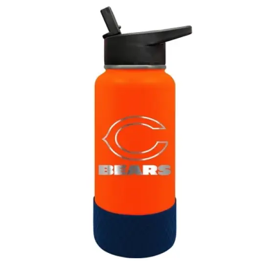 NFL Chicago Bears 32oz Thirst Hydration Water Bottle image {1}