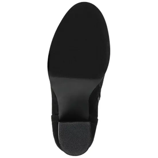 Journee Collection Womens Baylor Lace Up Stacked Heel Booties image {4}