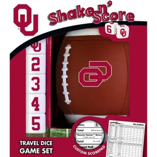 MasterPieces Officially Licsenced NCAA Oklahoma Sooners Shake N' Score Dice Game for Age 6 and Up image {1}