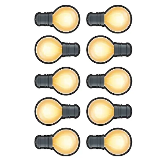 Teacher Created Resources White Light Bulbs Accents 30 Per Pack 3 Packs (TCR3557-3) image {1}