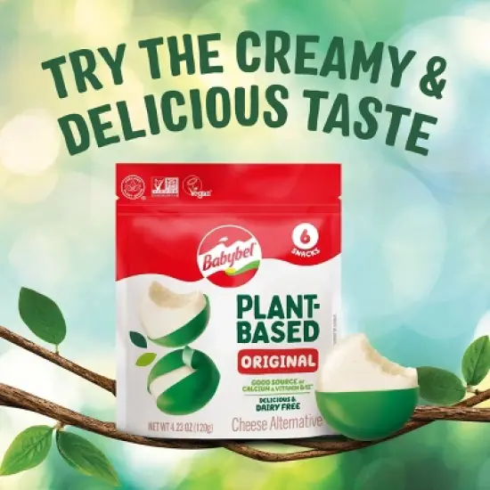 Babybel Plant-Based Vegan Cheese Alternative - 4.23oz/6ct image {3}
