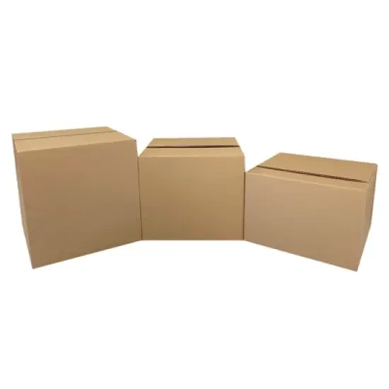 UOFFICE Bulk Bundle of 50 Corrugated Boxes 12" x 12" x 8"- Shipping Boxes image {6}