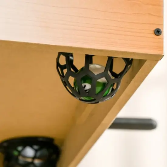 Soozier 38" Foldable Billiards Tabletop Game, Pool Table Set with Easy Folding for Storage, Balls, Cues, Chalk, Brush for Game Room, Man Cave image {5}