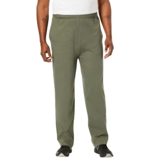KingSize Men's Big & Tall Lightweight Jersey Open Bottom Sweatpants image {13}