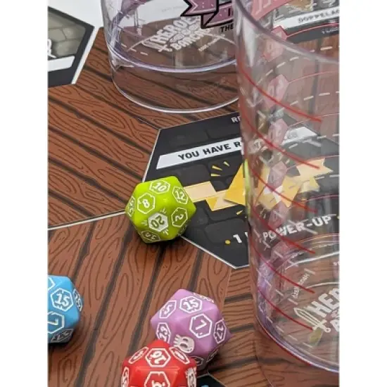 Rollacrit Heroes of Barcadia Base Game Board Game: Creative Thinking Party Game for 2-6 Players, Includes Tokens & Tiles image {5}