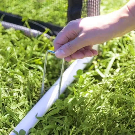 HearthSong Large Soccer Arcade Outdoor Active Game Set with Soccer Goal, Two Soccer Balls, and Carry Bag image {6}